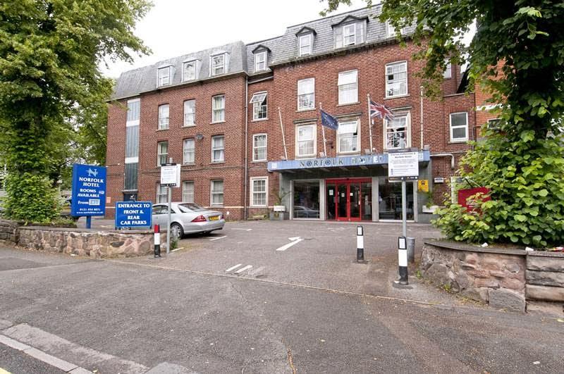 The Norfolk Hotel — venue for hire in Birmingham