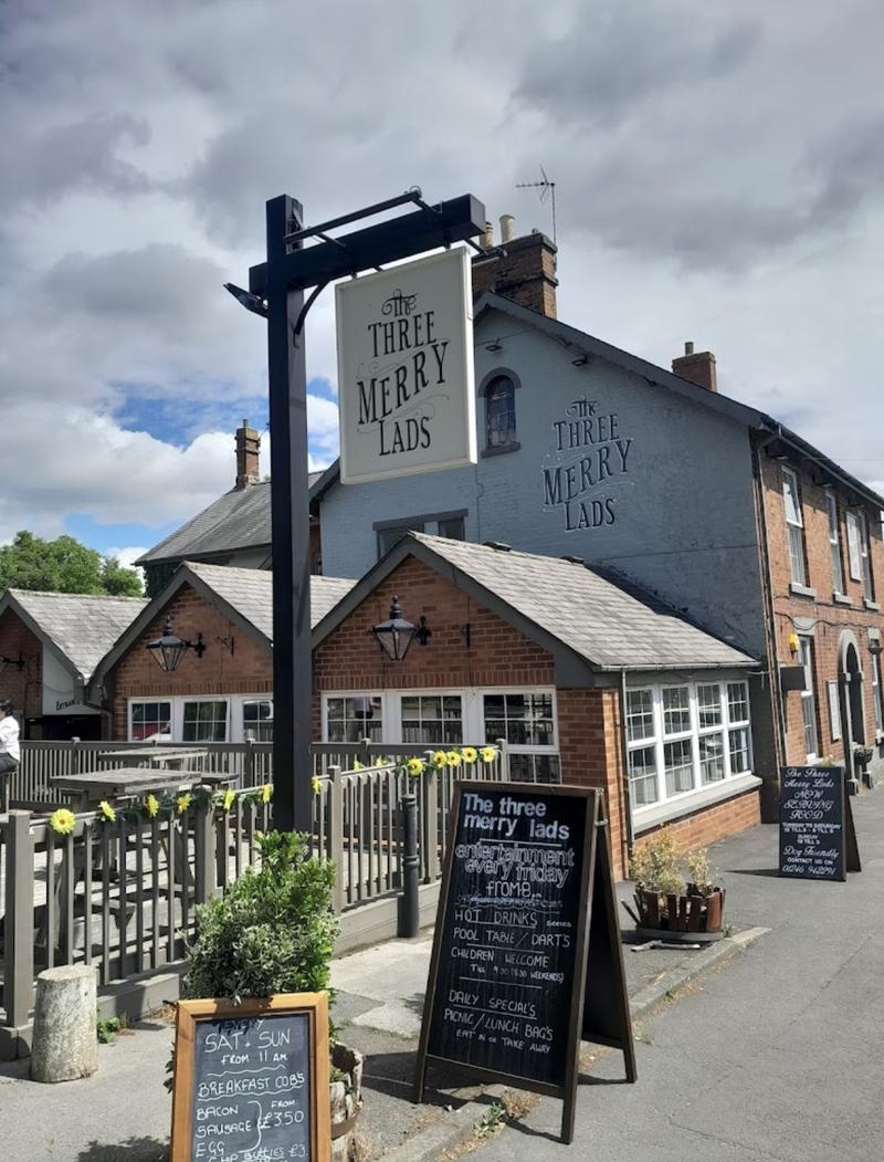 Three Merry Lads — venue for hire in Chesterfield